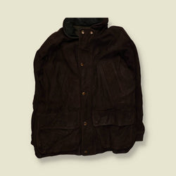 1990s | Nautica | Leather Jacket – XXXXL