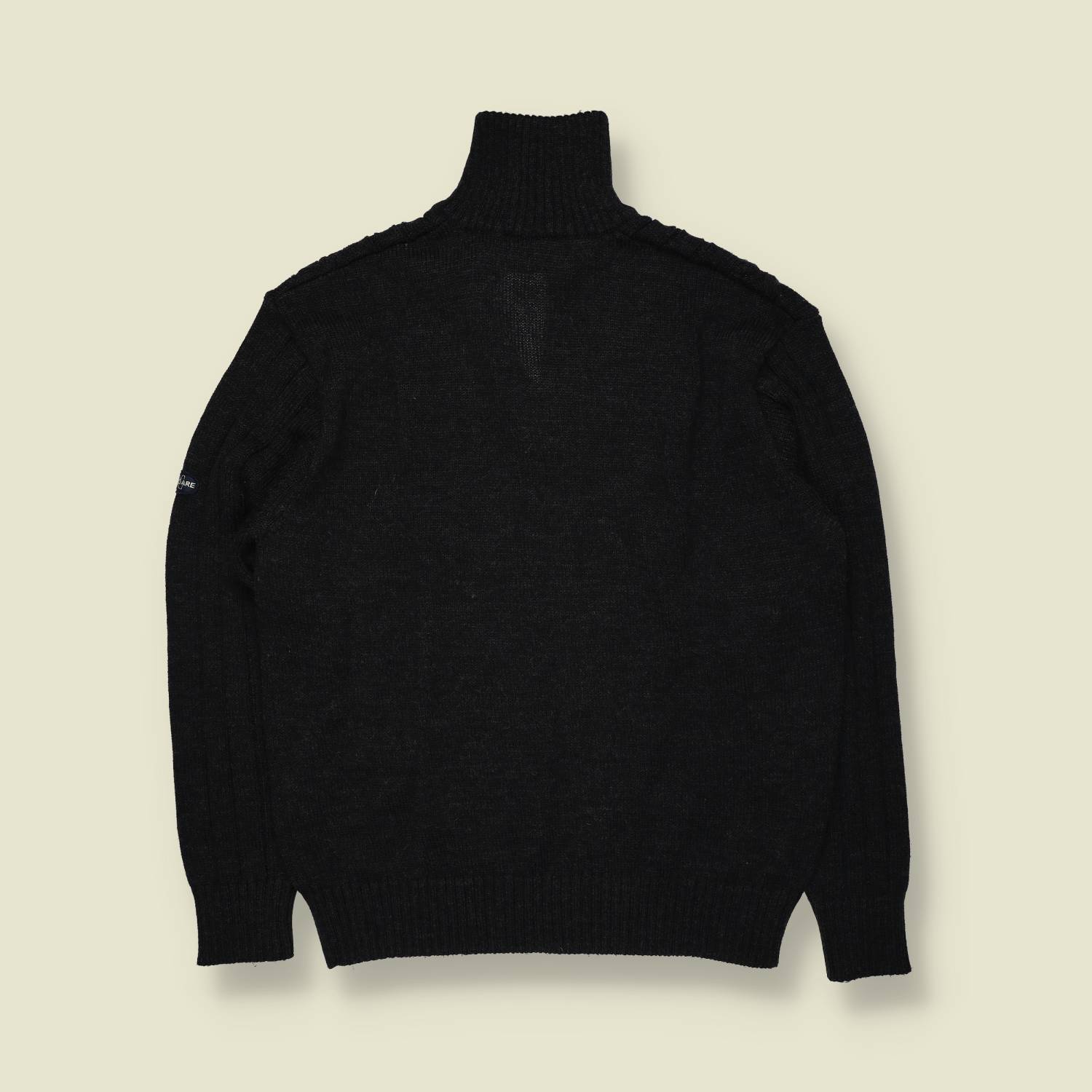 1990s | 1/4 Zip Jumper | Navy – M