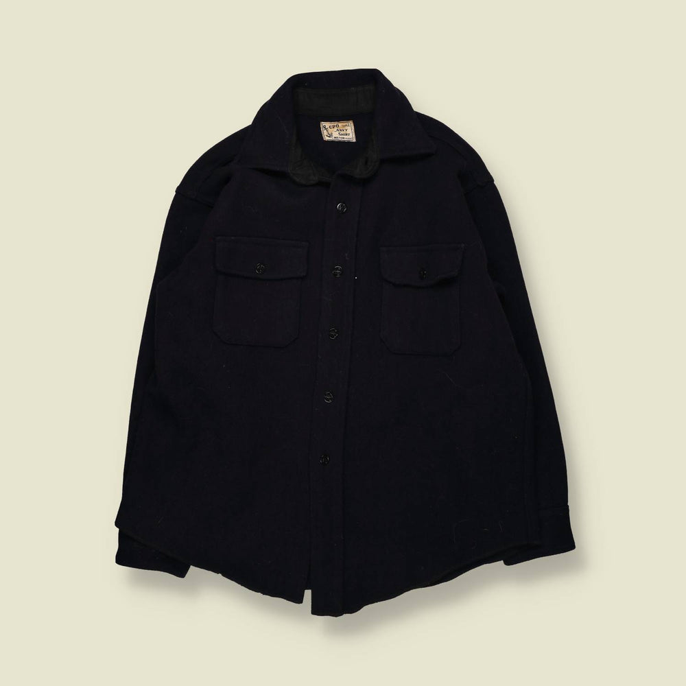 1950s–1960s | CPO | Navy Shirt | Dark Blue – XXL
