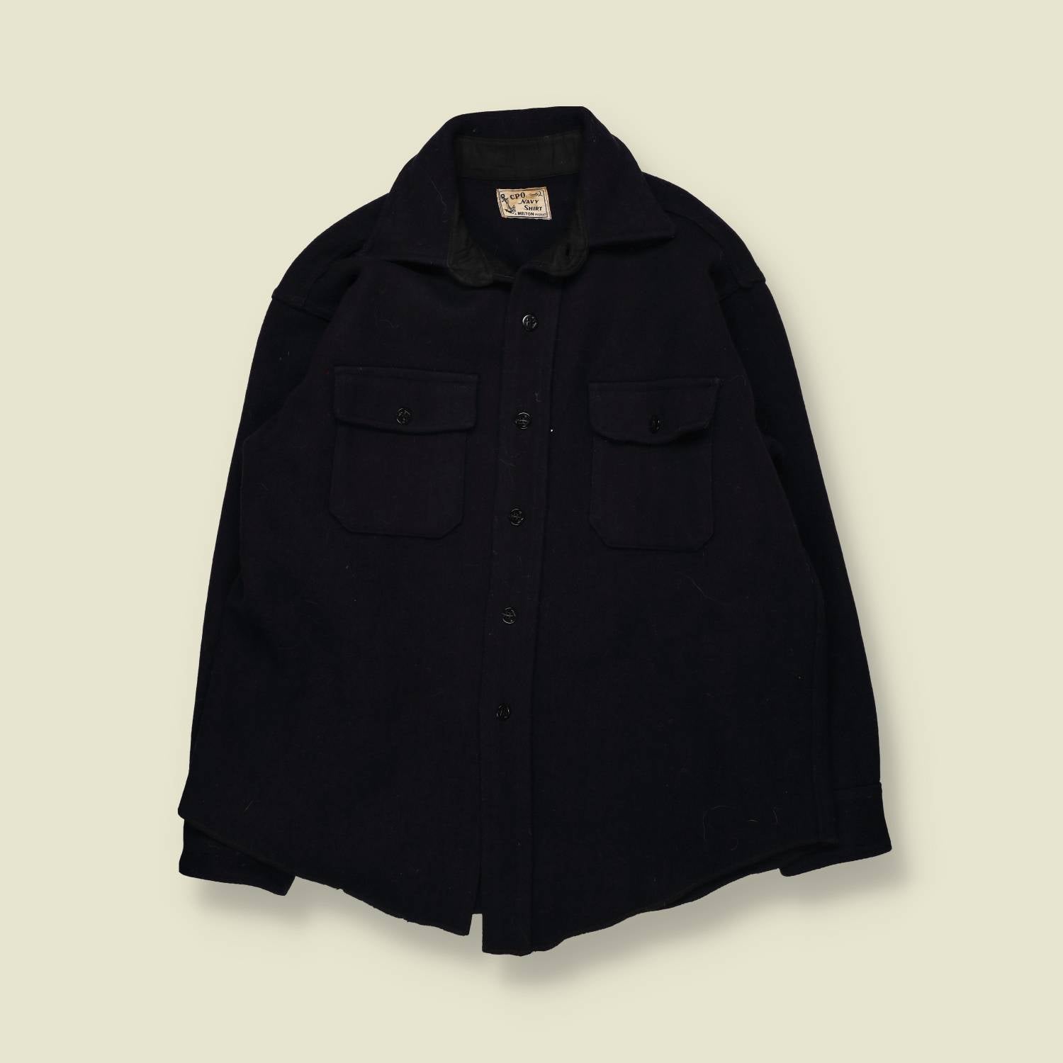 1950s–1960s | CPO | Navy Shirt | Dark Blue – XXL