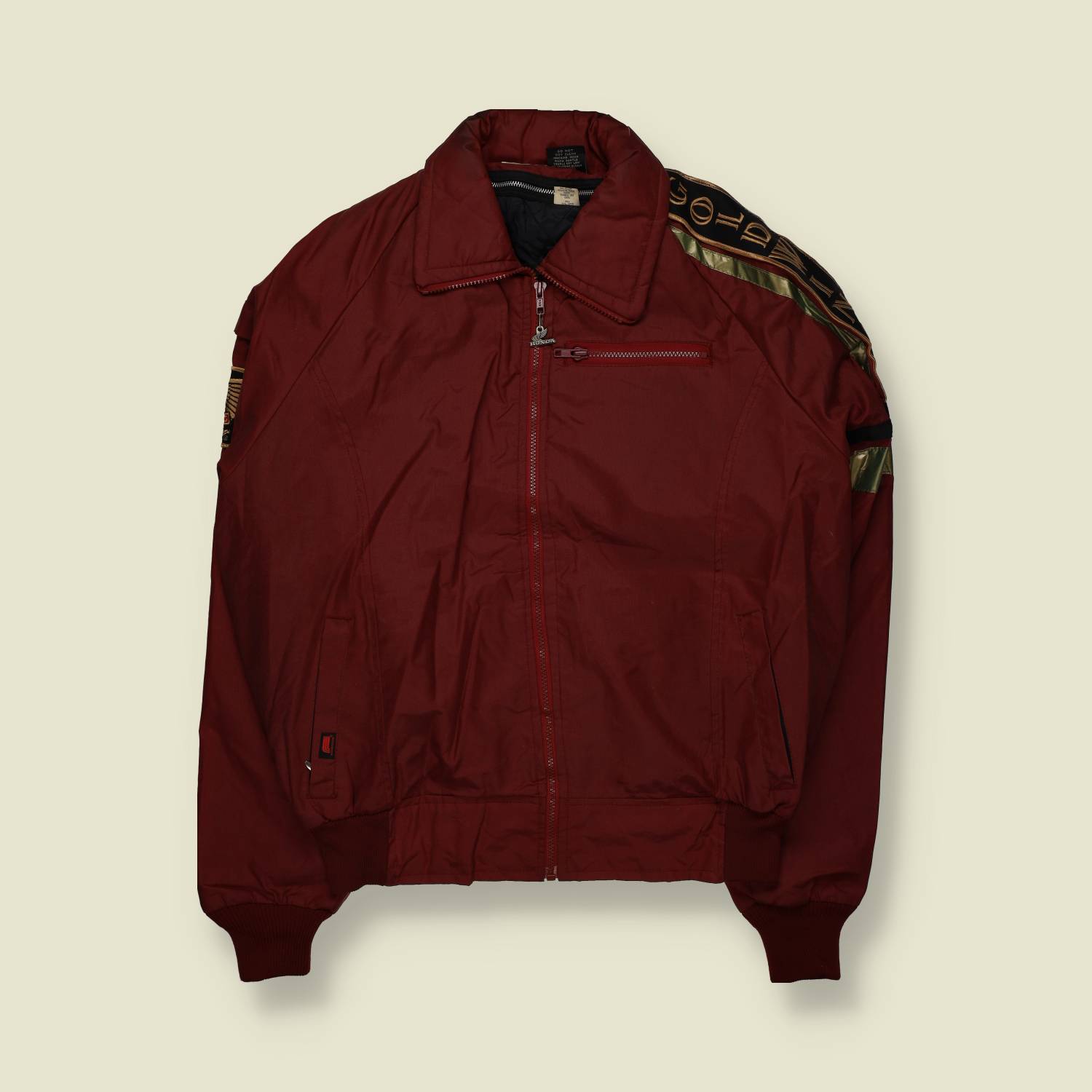 1980s | Honda | Padded Motorsport Jacket | Red – XXL