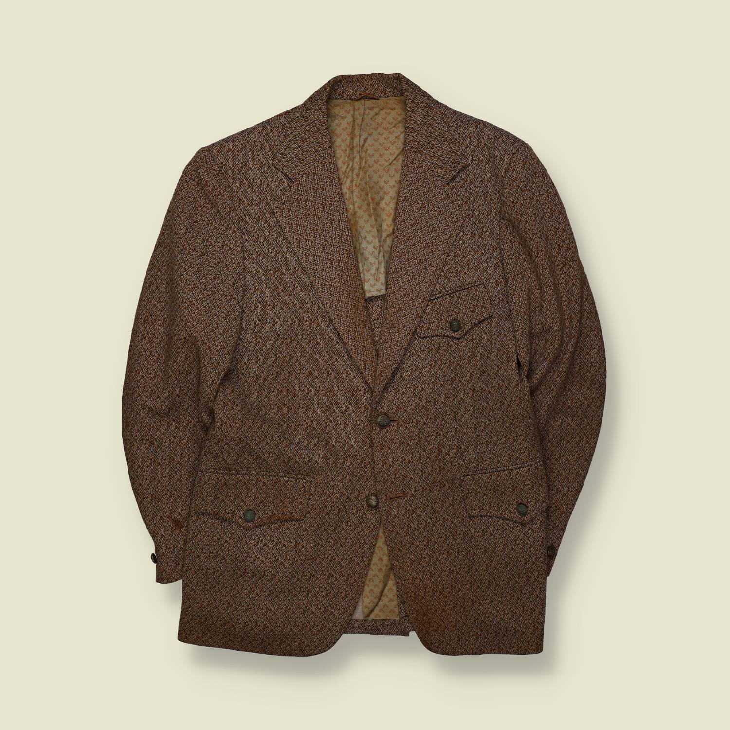 1960s | Sears | Tailored Blazer | Brown – M