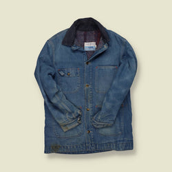 1970s Sears Work Leisure Denim Chore Coat - M
