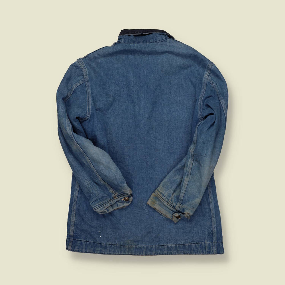 1970s Sears Work Leisure Denim Chore Coat - M