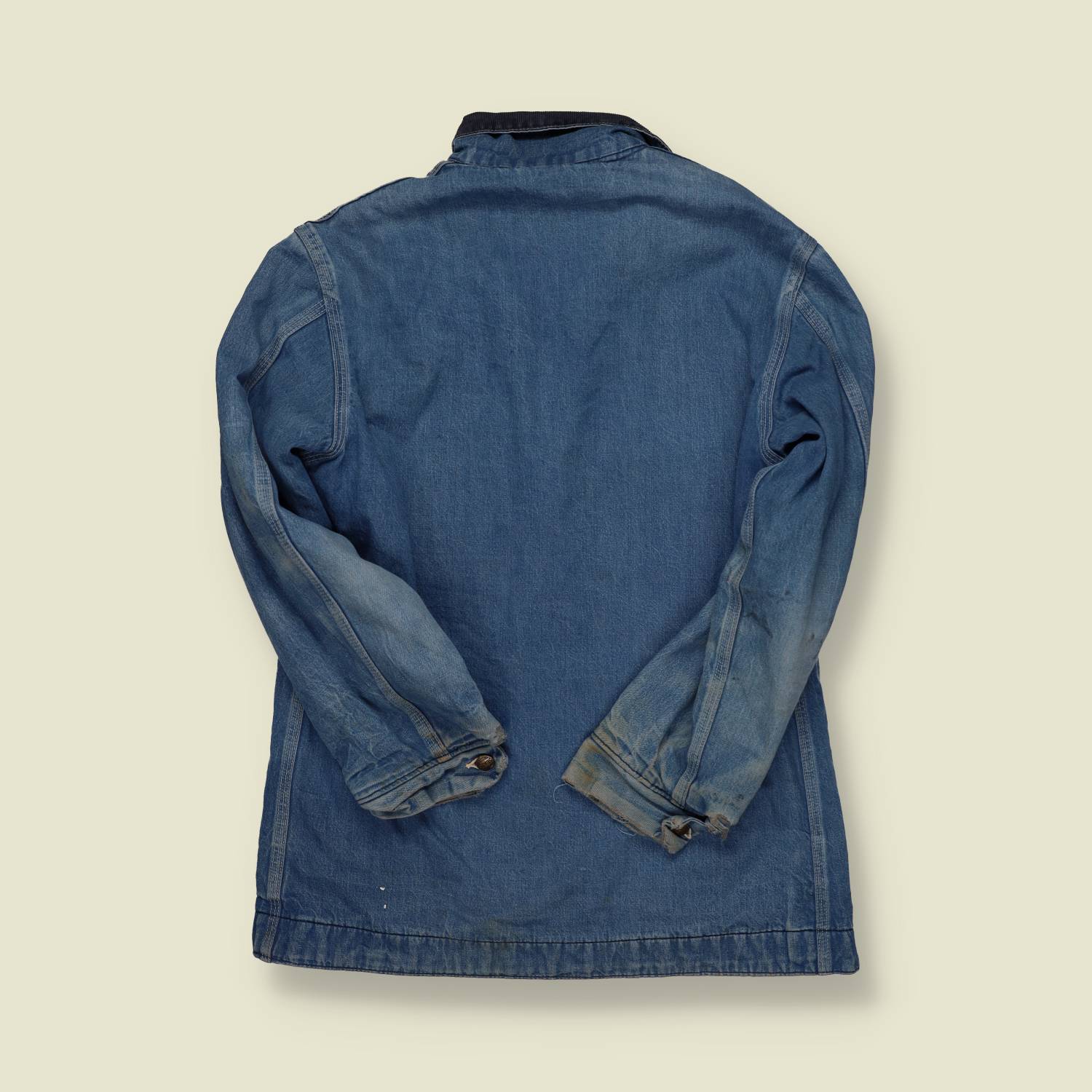 1970s Sears Work Leisure Denim Chore Coat - M