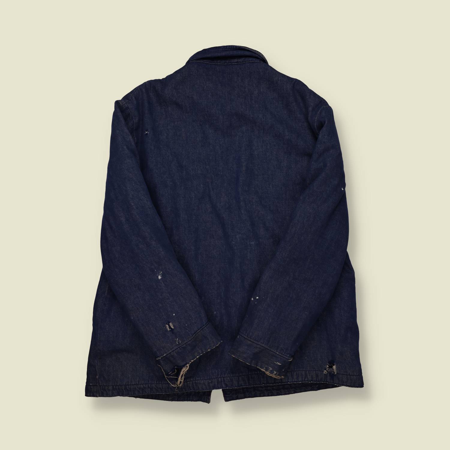 1970s Blue Bell Wrangler Denim Chore Coat (Distressed) - M/L