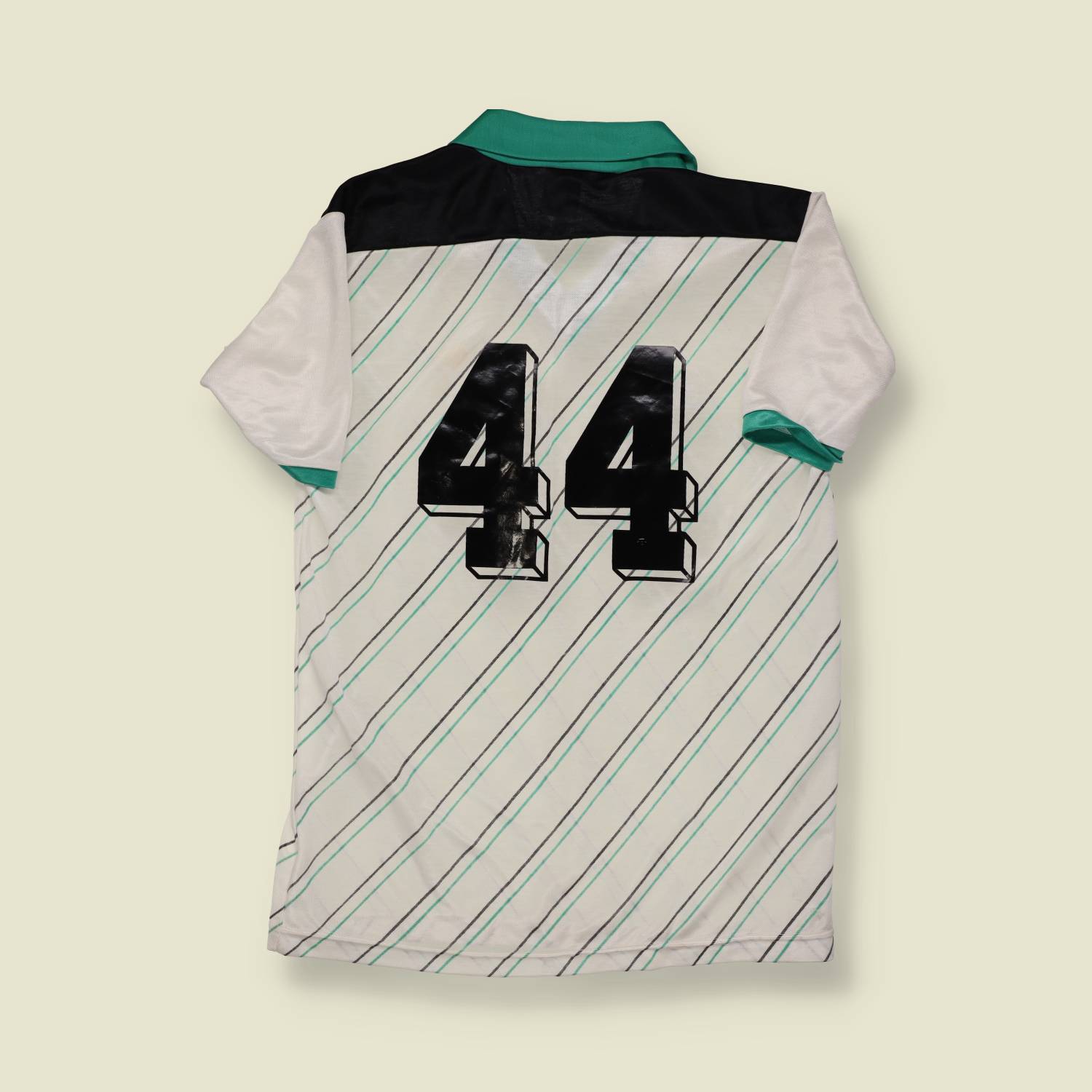 1980s Puma Diagonal Stripe Football Shirt - S