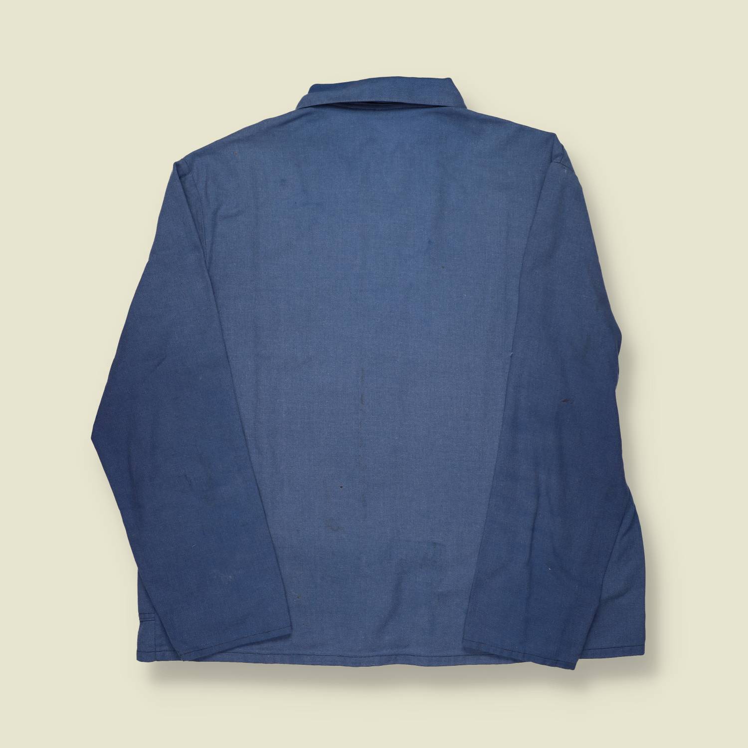 1980s French Blue Cotton Chore Jacket – L