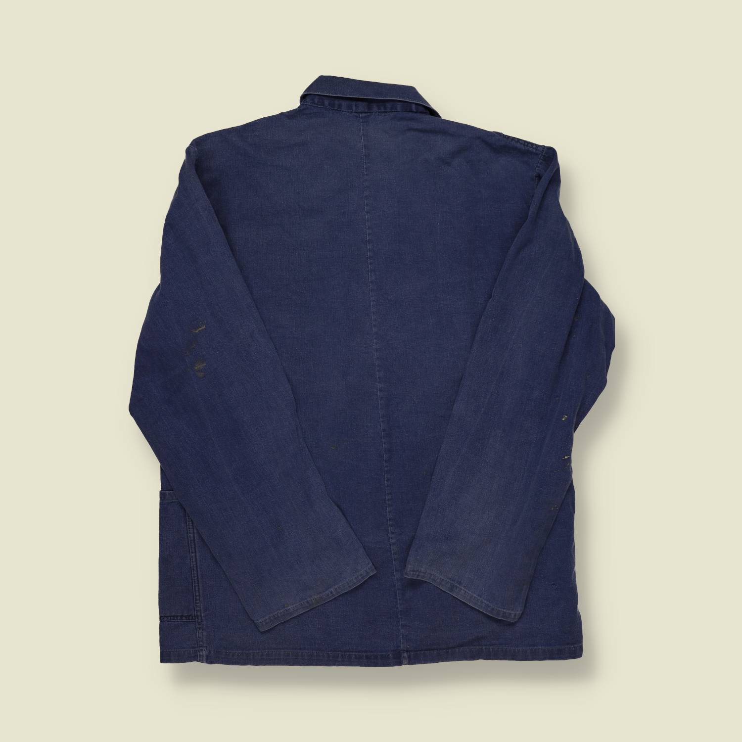 1980s French Indigo Cotton Chore Jacket – M