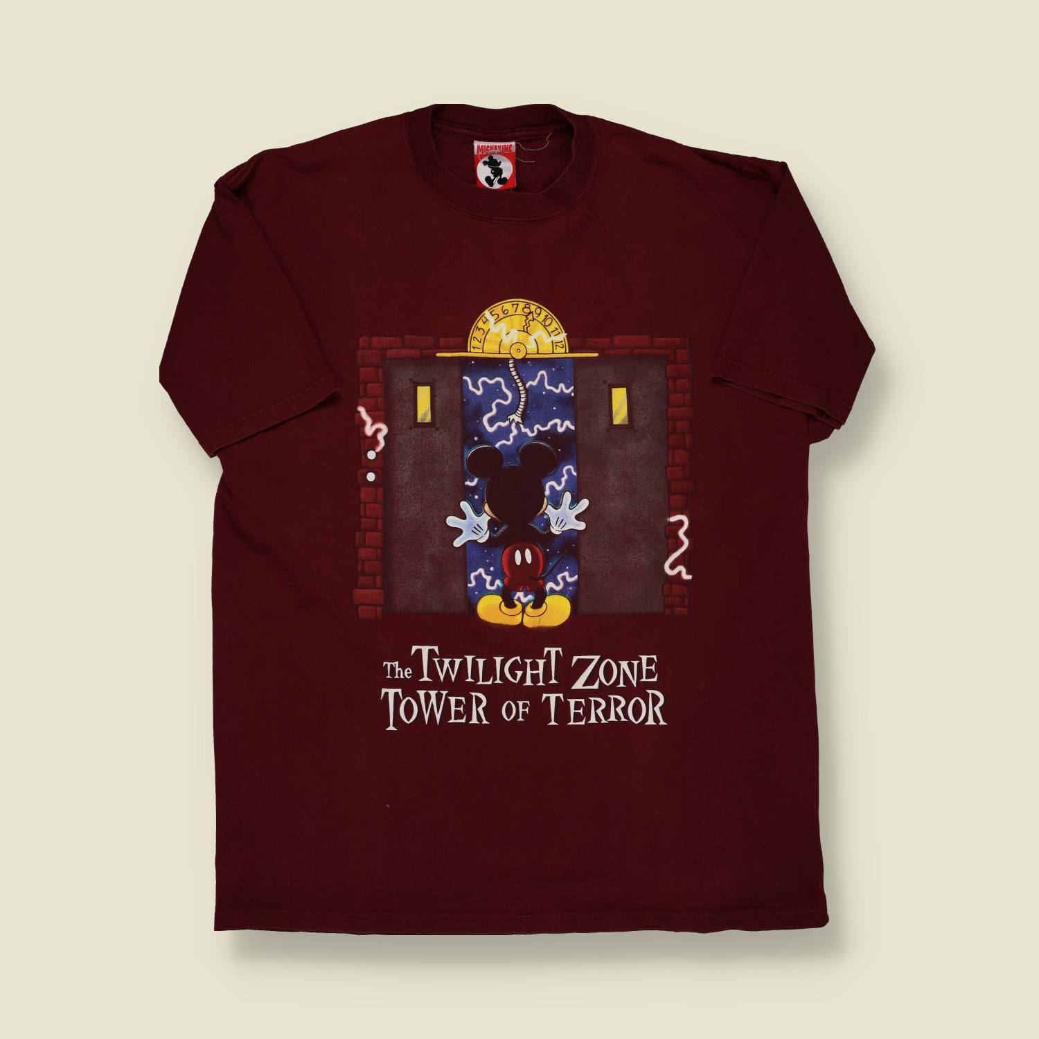 1990s Disney Tower of Terror Mickey Inc T-Shirt - M/L
