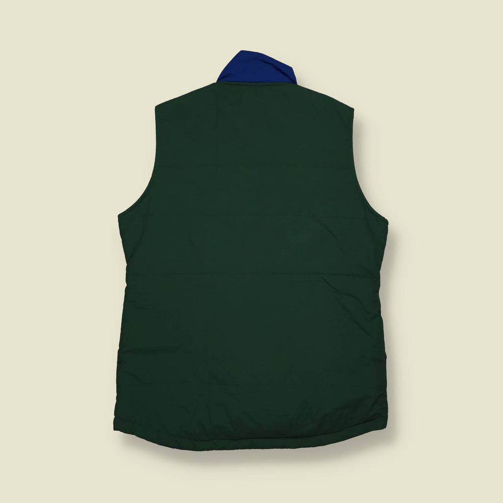 1990s KAVU Colour Block Puffer Vest - S