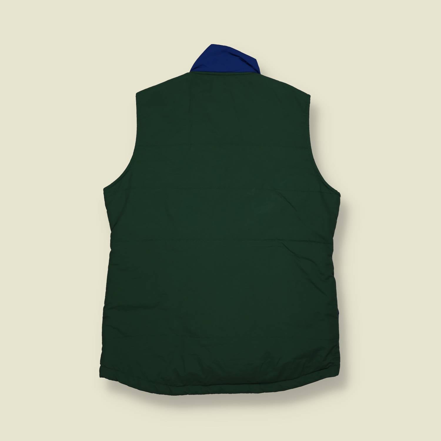 1990s KAVU Colour Block Puffer Vest - S