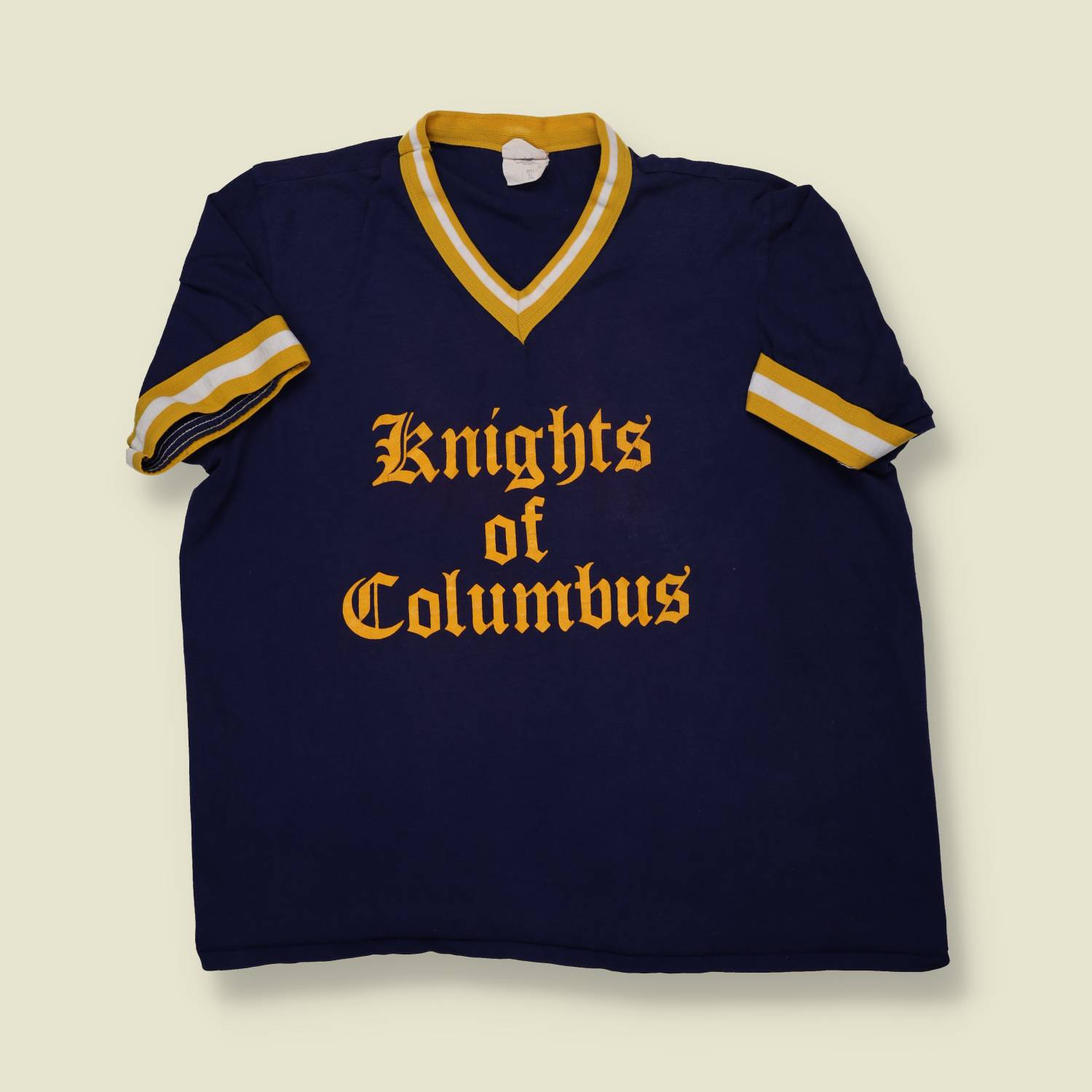 1970s Majestic Knights of Columbus Jersey Tee - L