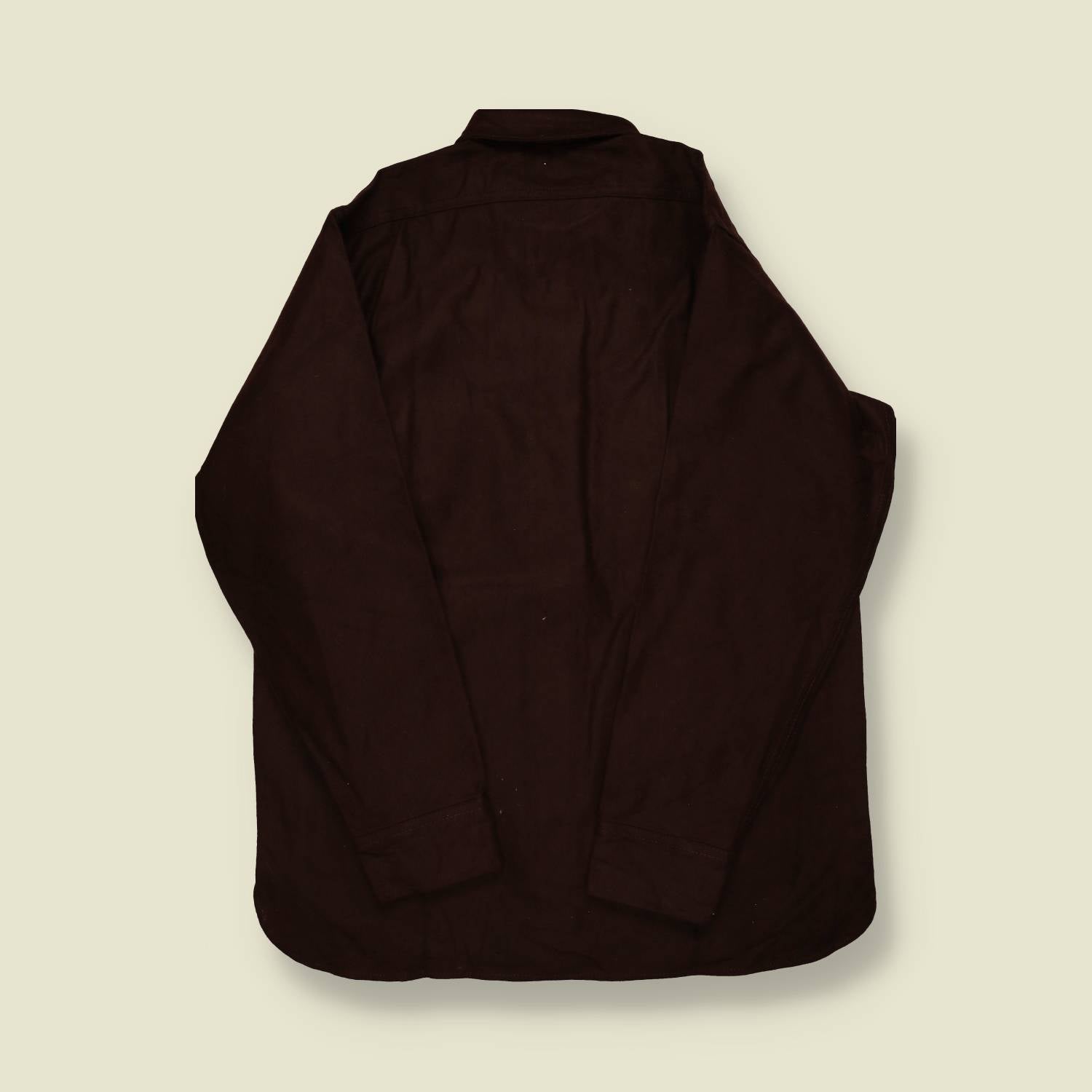 1990s Woolrich Wool Overshirt (Deadstock, Brown) - L