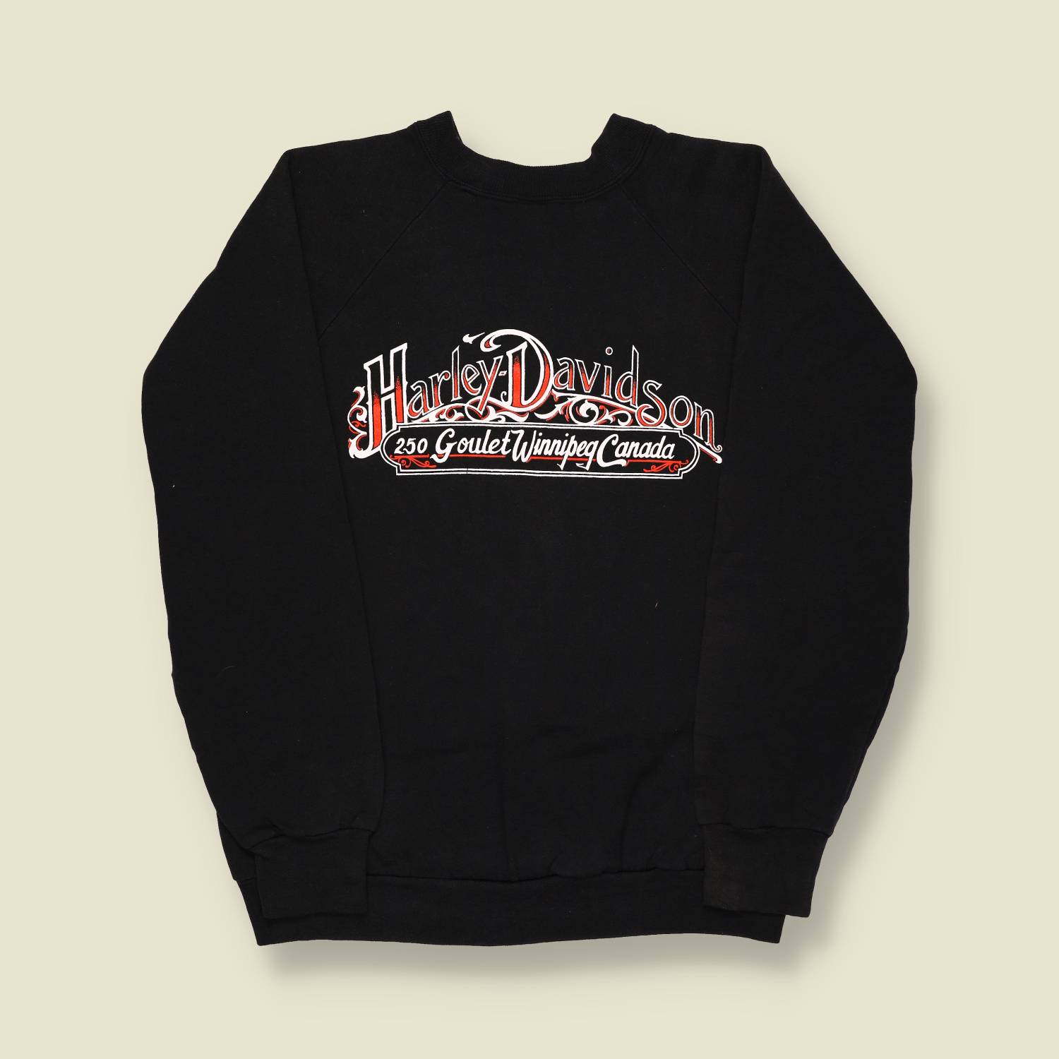 1980s Harley-Davidson Winnipeg Canada Eagle Sweatshirt - M