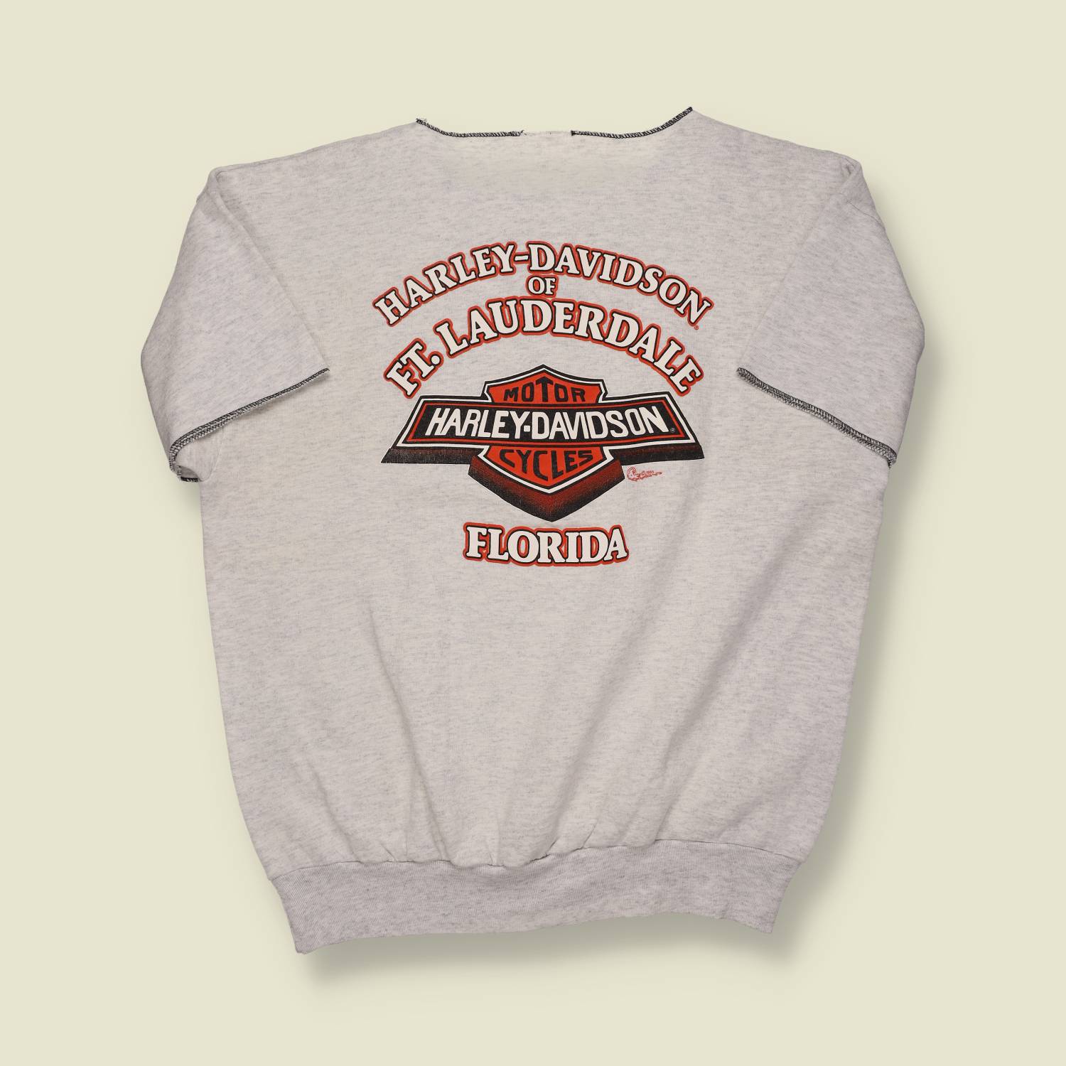 1985 Harley-Davidson Ft. Lauderdale Dealer Sweatshirt (Florida) - L/XL