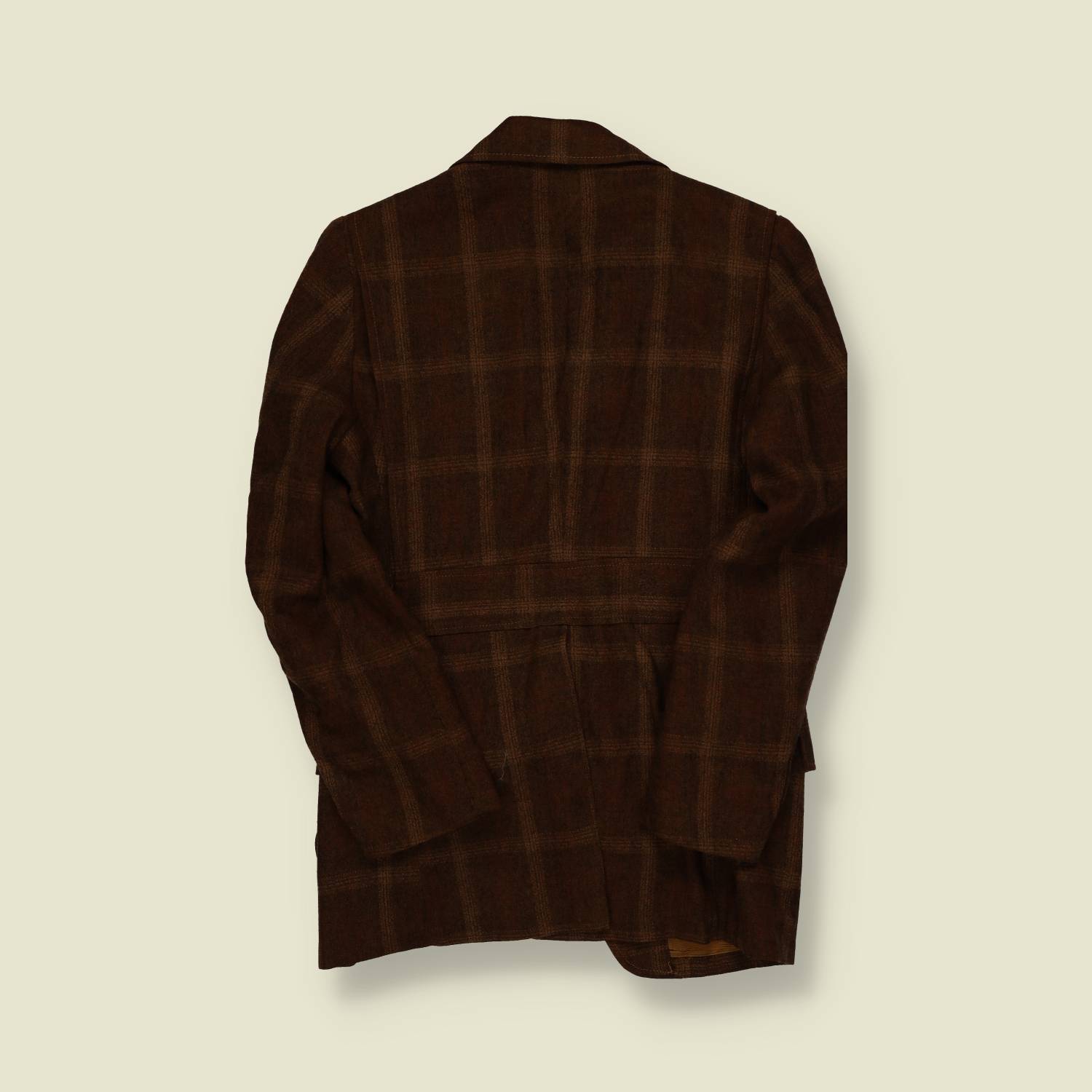 1960s Lee Wold Brown Check Blazer - S