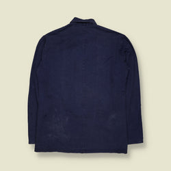 1980s | Three-Pocket Chore Work Jacket | Navy Blue - XS