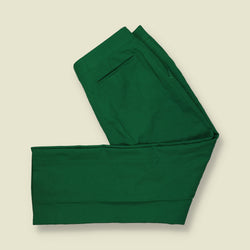 1970s | Lanny Wodtins | Straight Leg Tailored Trousers | Green - w38