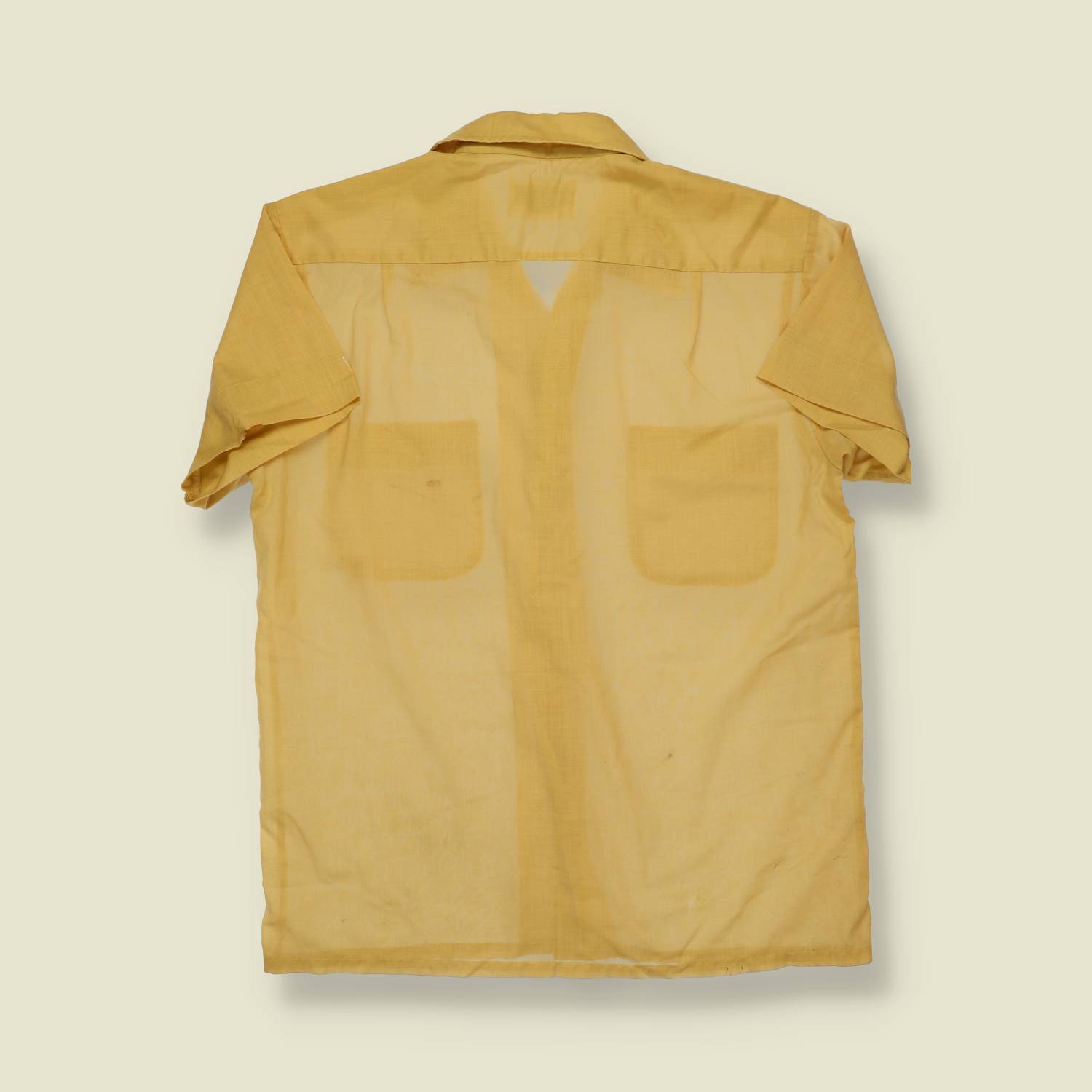 1950s–60s Aristocrat Short Sleeve Leisure Shirt – Yellow -  S