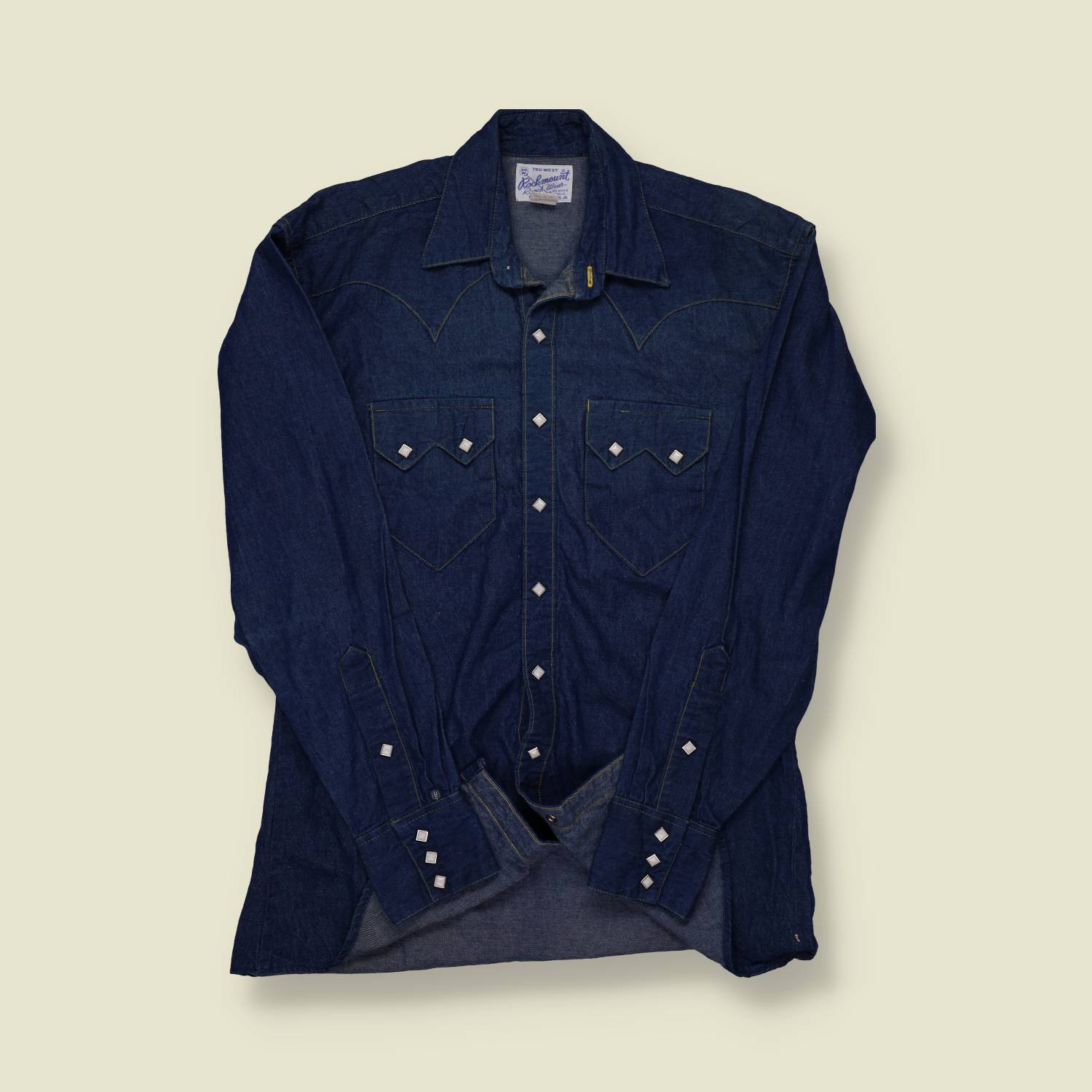 1970s Rockmount Denim Western Shirt – Snap Front - S
