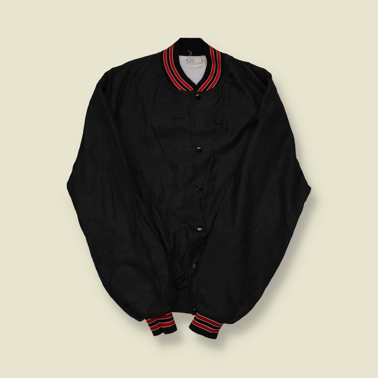 1960s–70s Howe Nylon Varsity Bomber – North Varsity Cheerleader - L