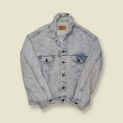 1980s Levi’s Made in USA Acid Wash Denim Jacket - L/XL
