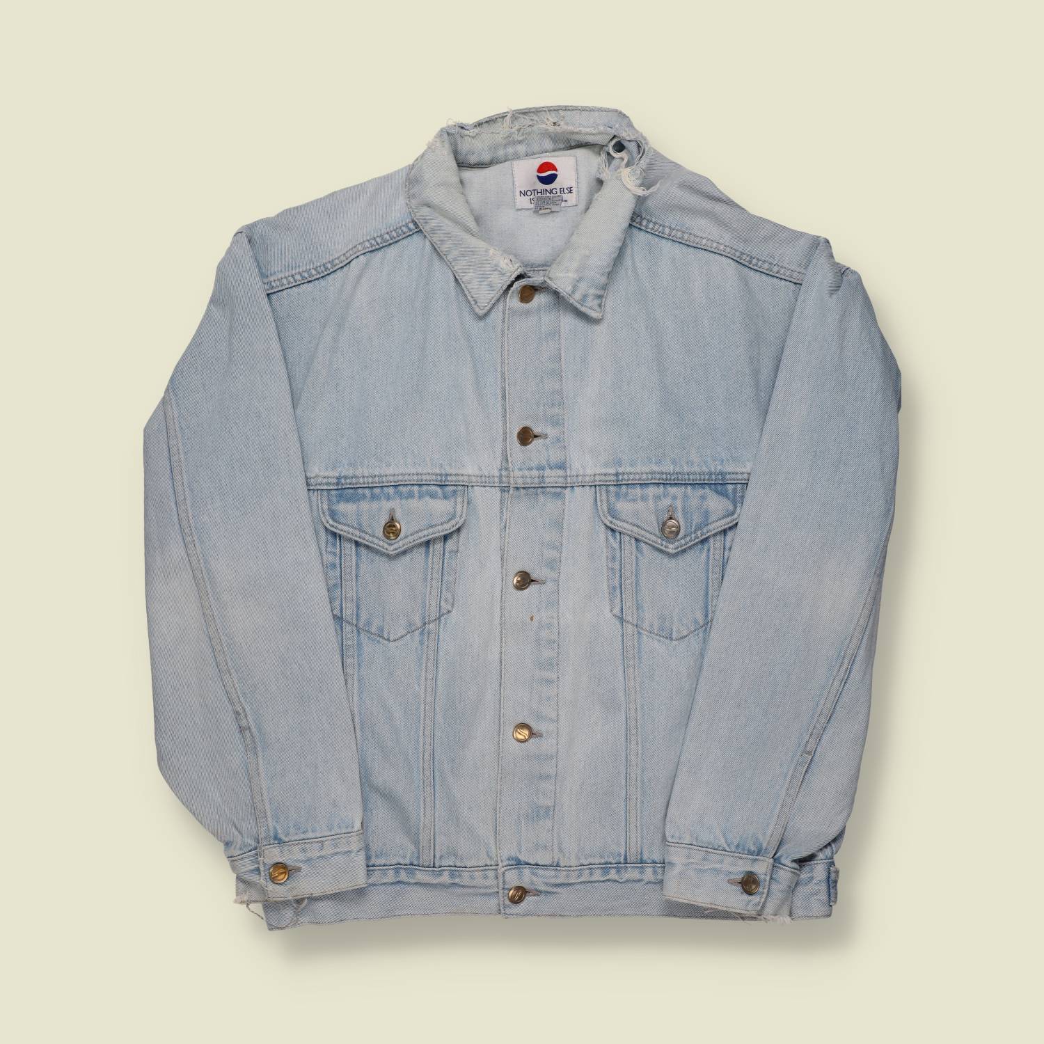 1980s–90s Pepsi “Nothing Else is a Pepsi” Denim Jacket - L