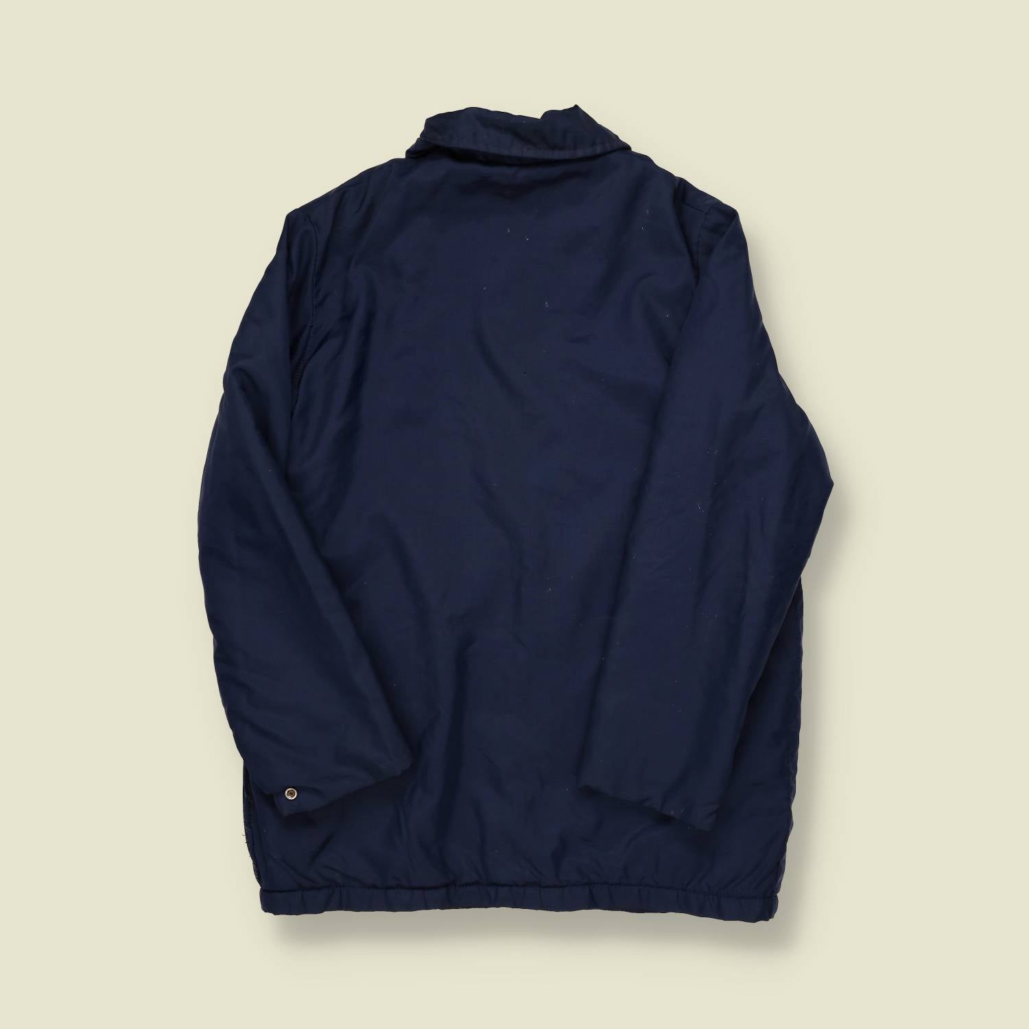 1960s Towncraft Teddy-Lined Coach Jacket – Navy - XS/S