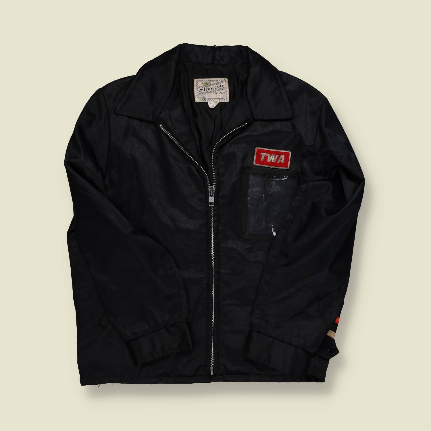 1960s–70s TWA Airlines Work Jacket – Amazon Sportswear - L