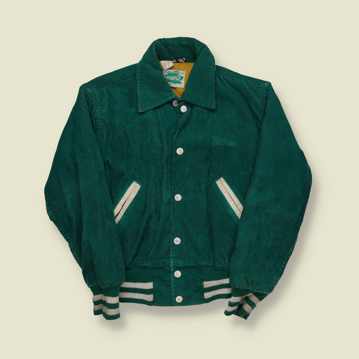 1970s Maple Sportswear Corduroy Varsity Jacket – Greentree, Mt. Laurel NJ - XS/S