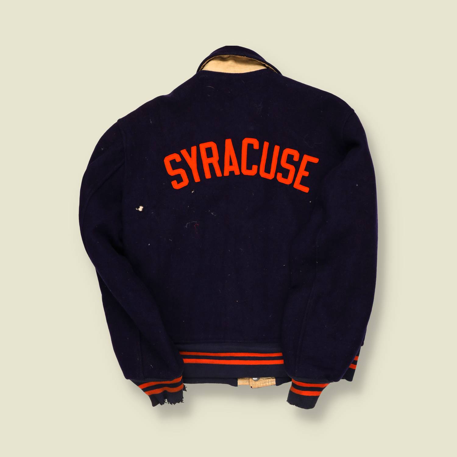 1950s Lund’s University Shop Wool Varsity Jacket – Syracuse - S