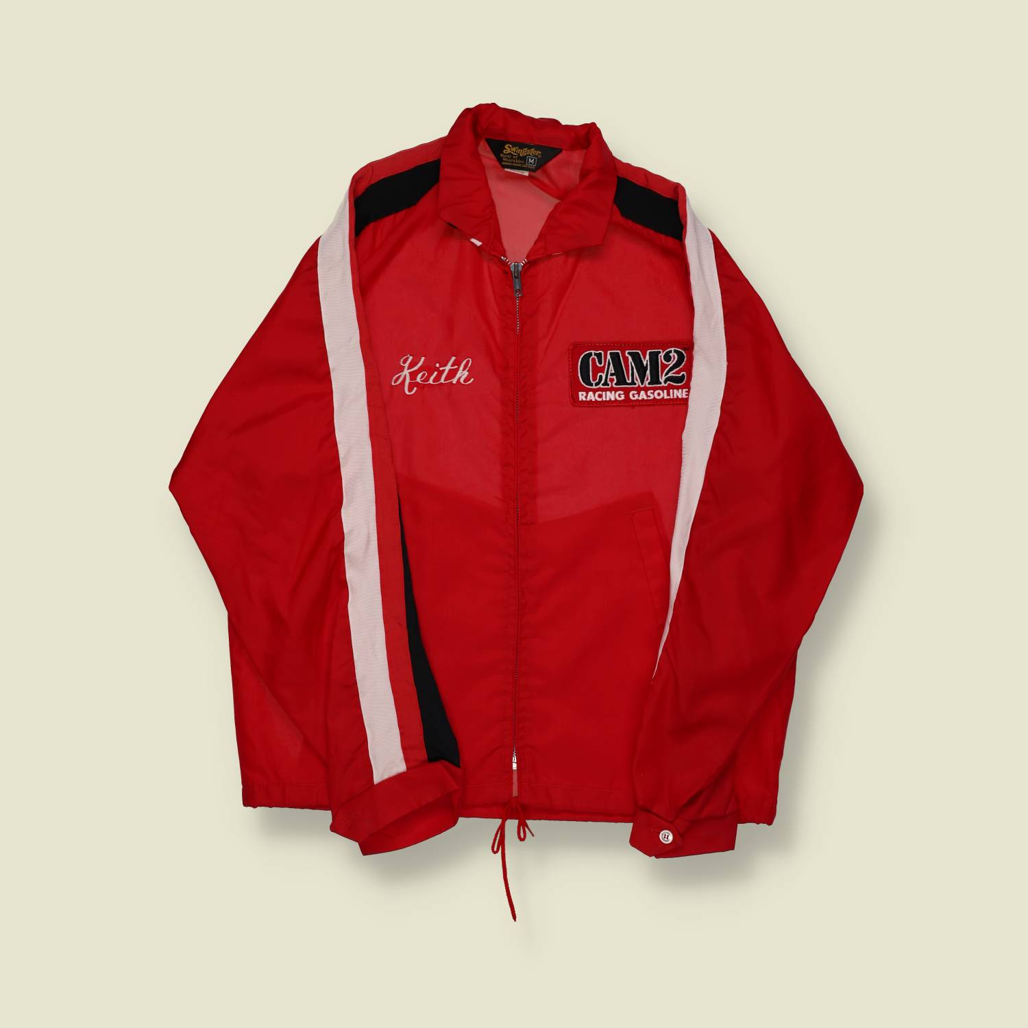 1970s CAM2 Racing Gasoline Jacket – Red with Patch - M