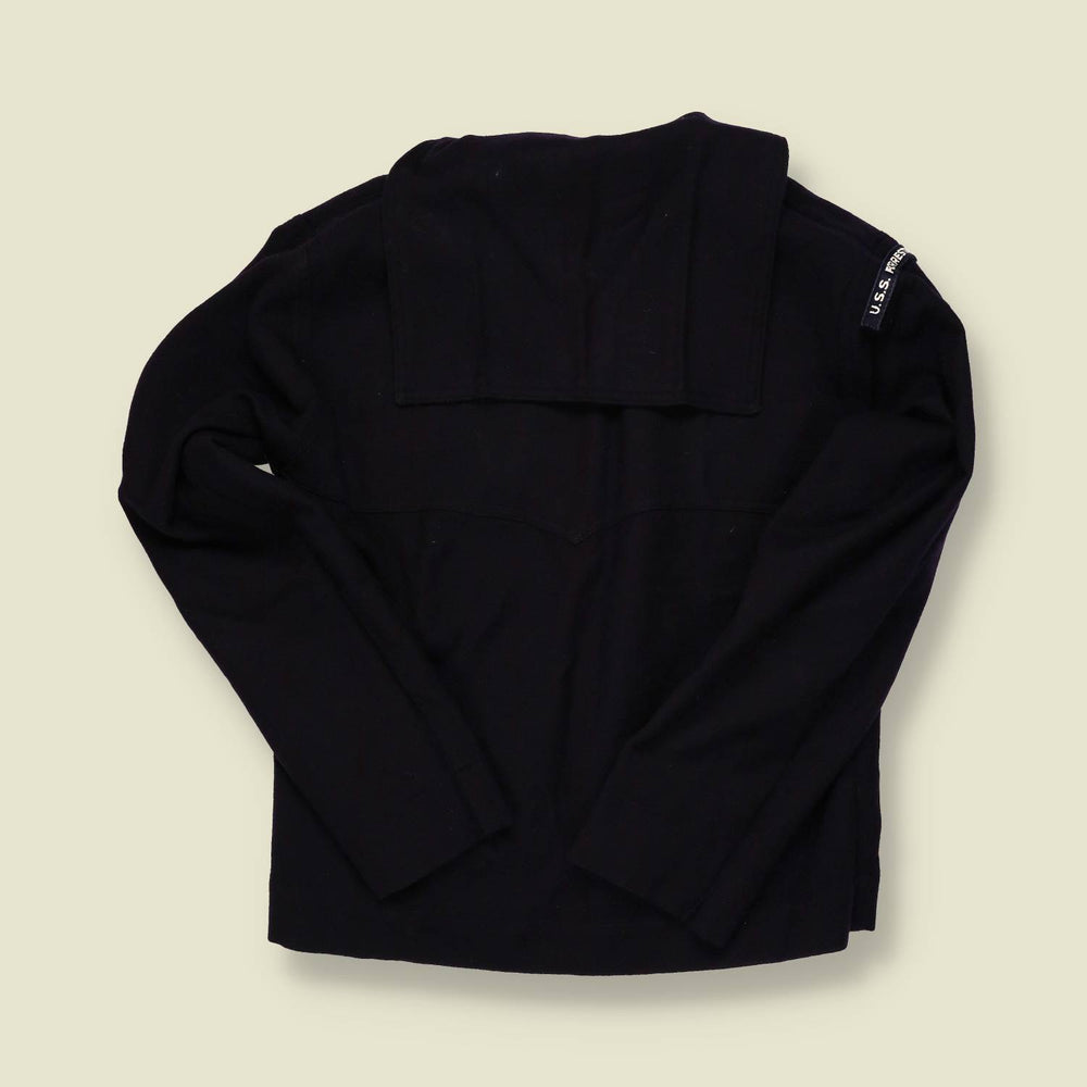 1970s | U.S. Navy | USS Forrestal Sailor Jumper – Wool Dress Blues- S