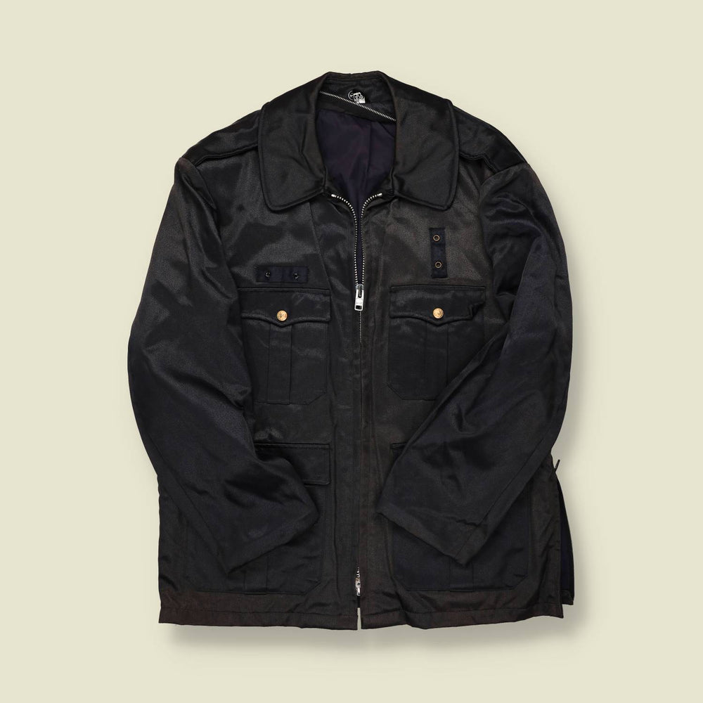 Early 1980s | Blauer / Golden Fleece | U.S. Police Patrol Jacket – Black Satin - M