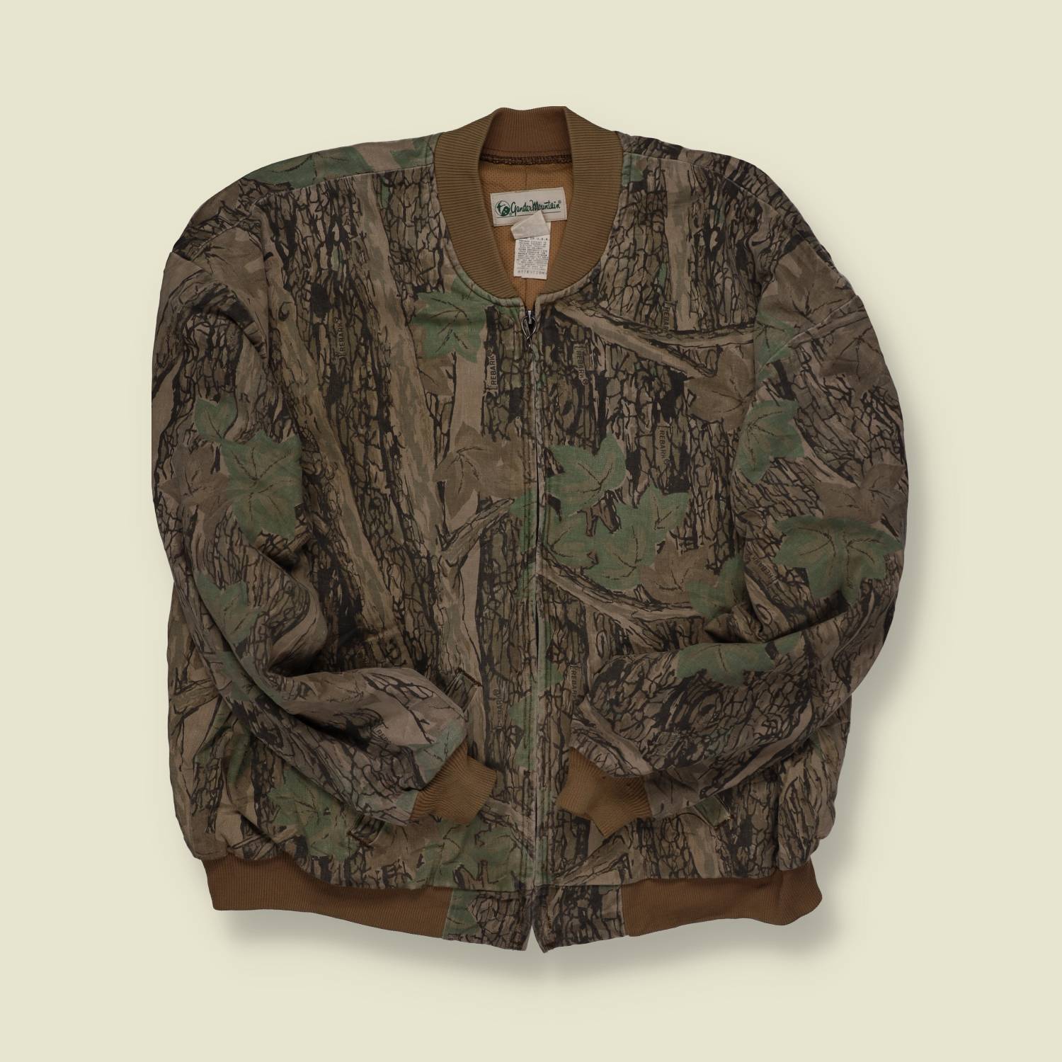 1980s | Gander Mountain | Camo Quilted Bomber Jacket – Made in USA - L/XL