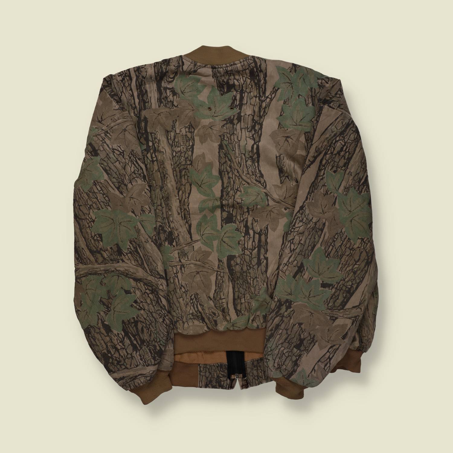 1980s | Gander Mountain | Camo Quilted Bomber Jacket – Made in USA - L/XL
