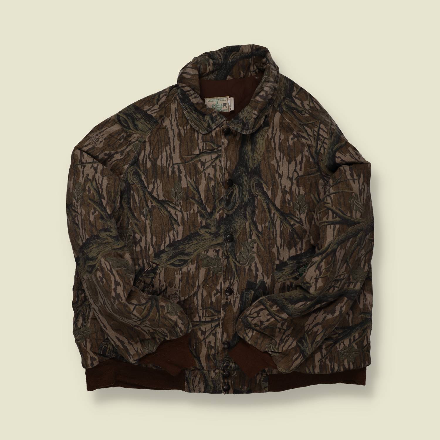 Late 1980s | Mossy Oak | Quilted Hunting Jacket – Camo - XL