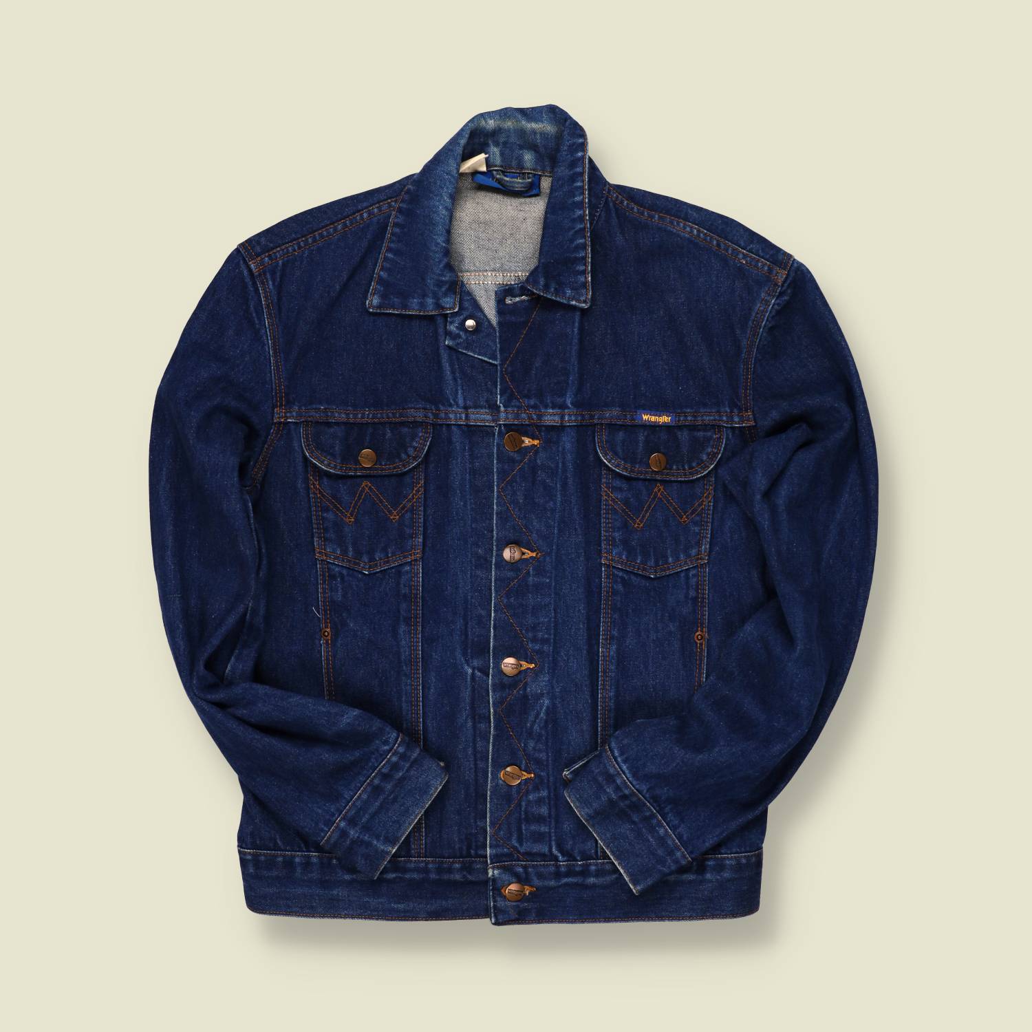 Late 1980s | Wrangler | Denim Trucker Jacket – Indigo - XS/S