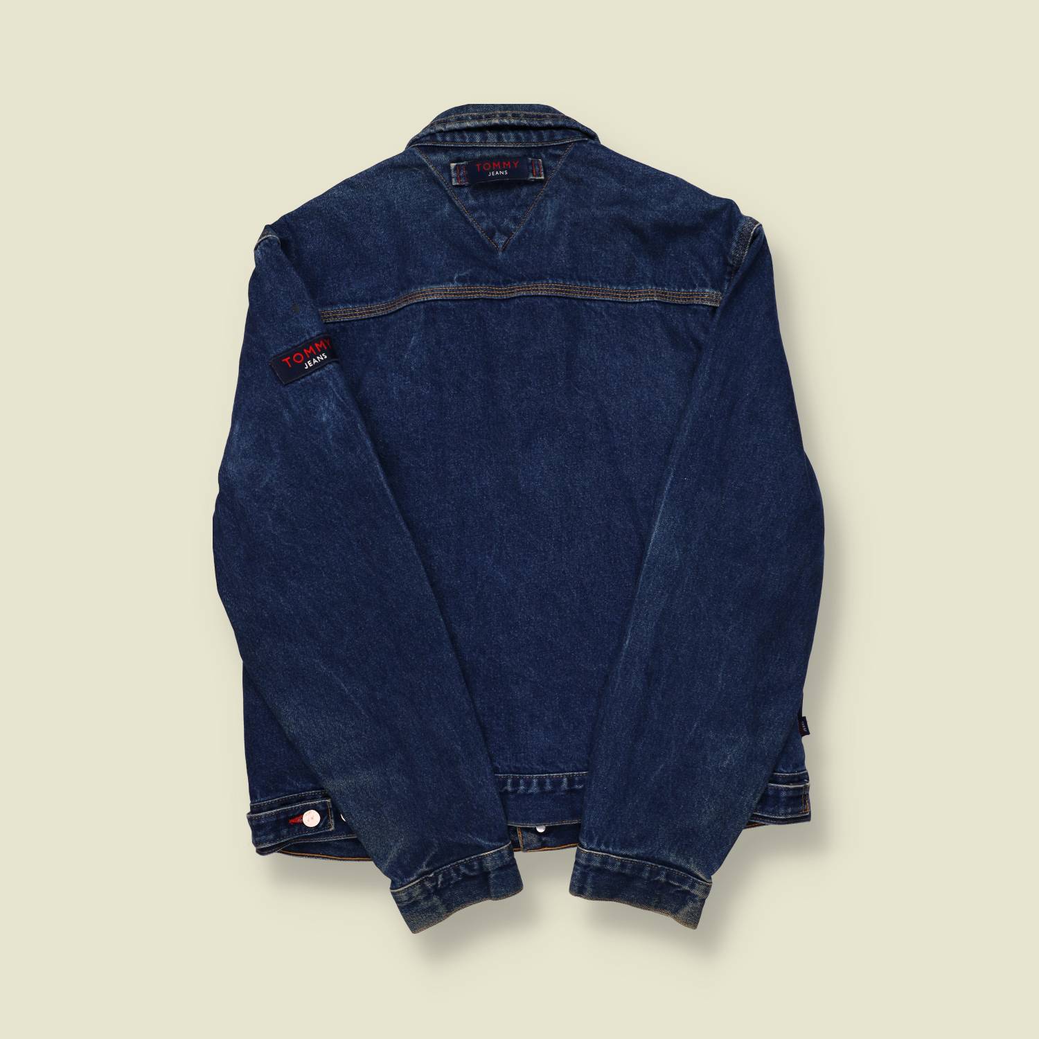 1990s | Tommy Jeans | Denim Trucker Jacket – Indigo - S/M