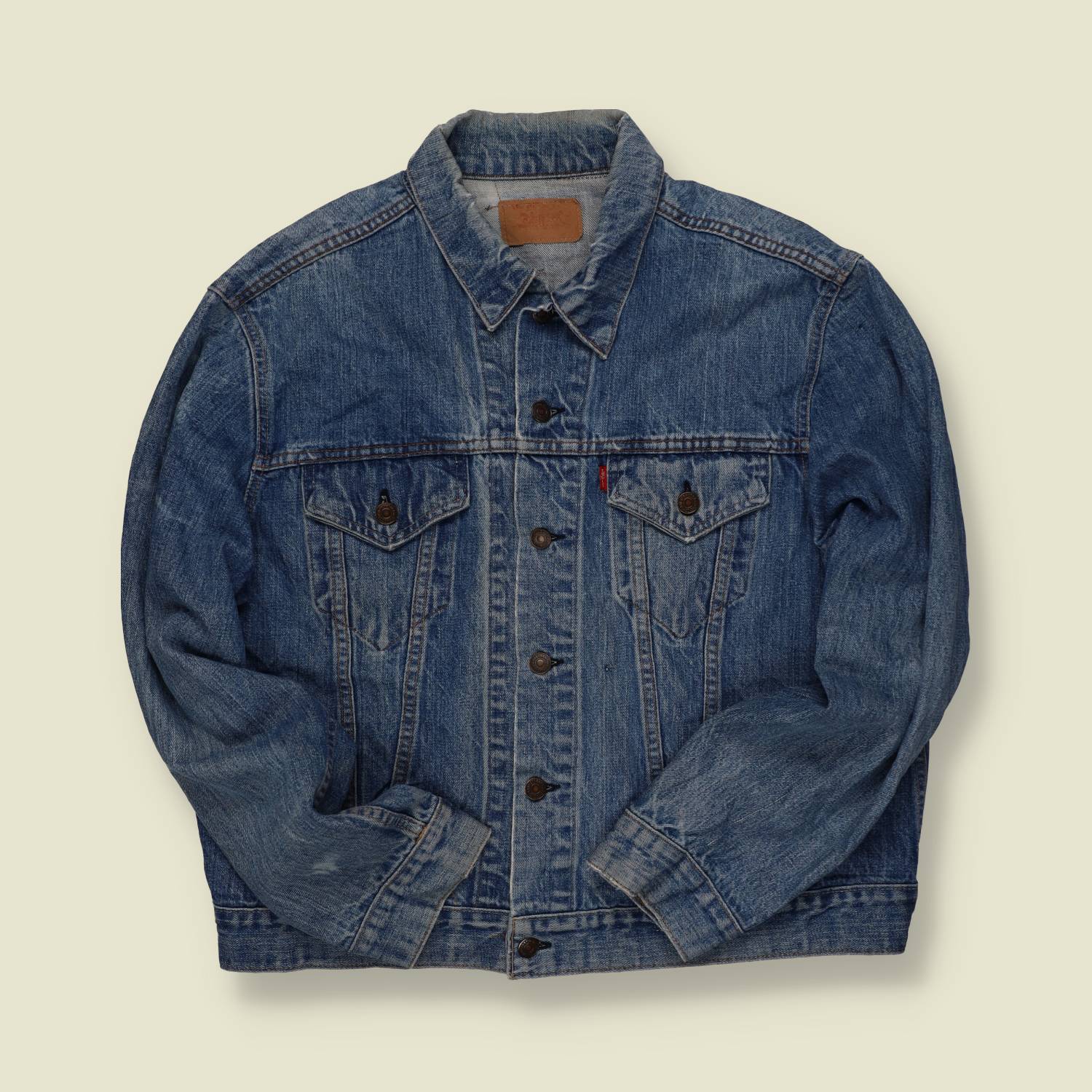 1980s | Levi’s | Made in USA Denim Trucker Jacket – Faded Indigo - M/L