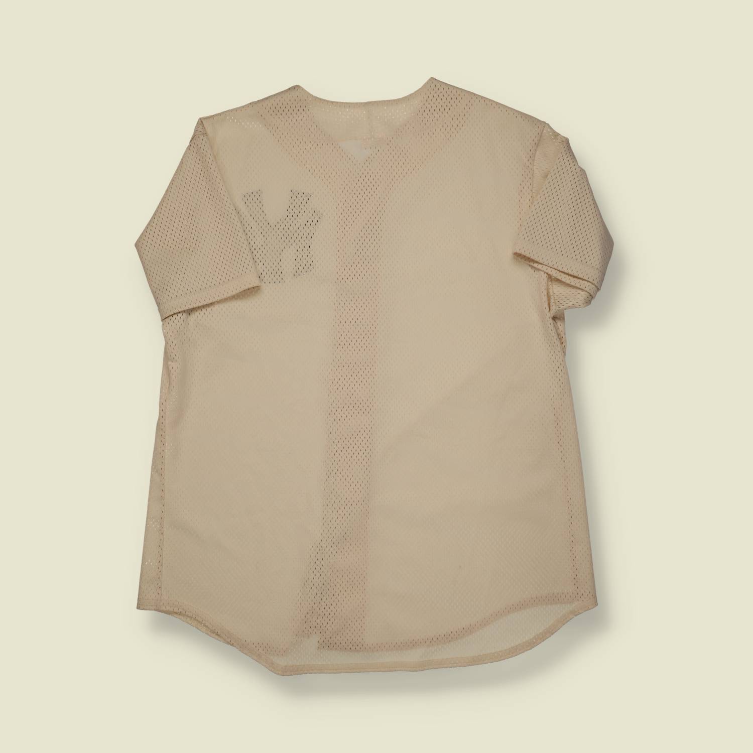 1980s–90s | Majestic | New York Yankees Mesh Jersey – Cream - M