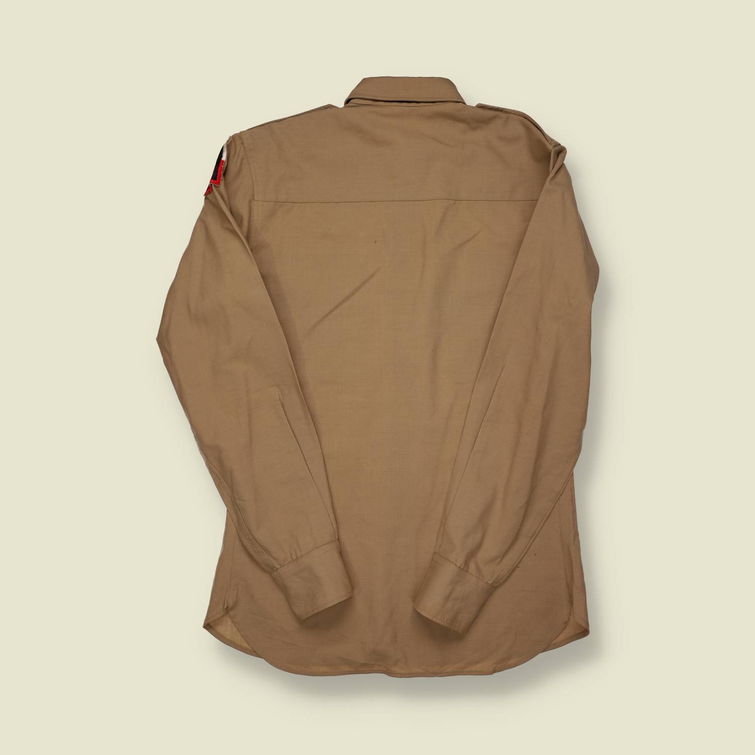 1940s | U.S. Army 1st Army Patch | Khaki Service Shirt - S