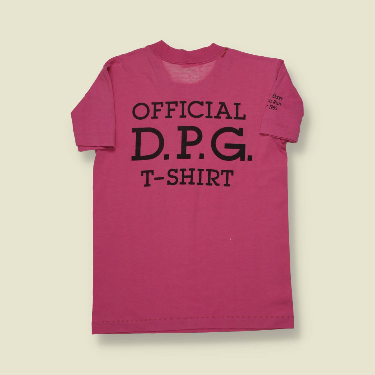 1985 | D.P.G. | Dugway Days 5KM Run T-Shirt – Magenta - S