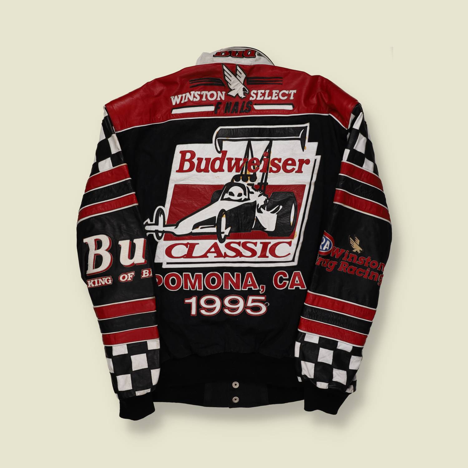 1995 | JH Design for Budweiser Classic | NHRA Drag Racing Jacket – Pomona, CA - L/XL