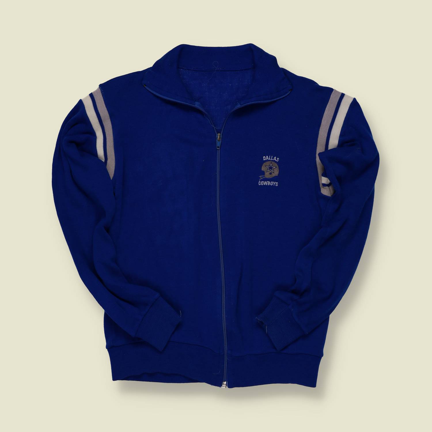 1970s | Dallas Cowboys | NFL Track Jacket – Blue & Silver - XS