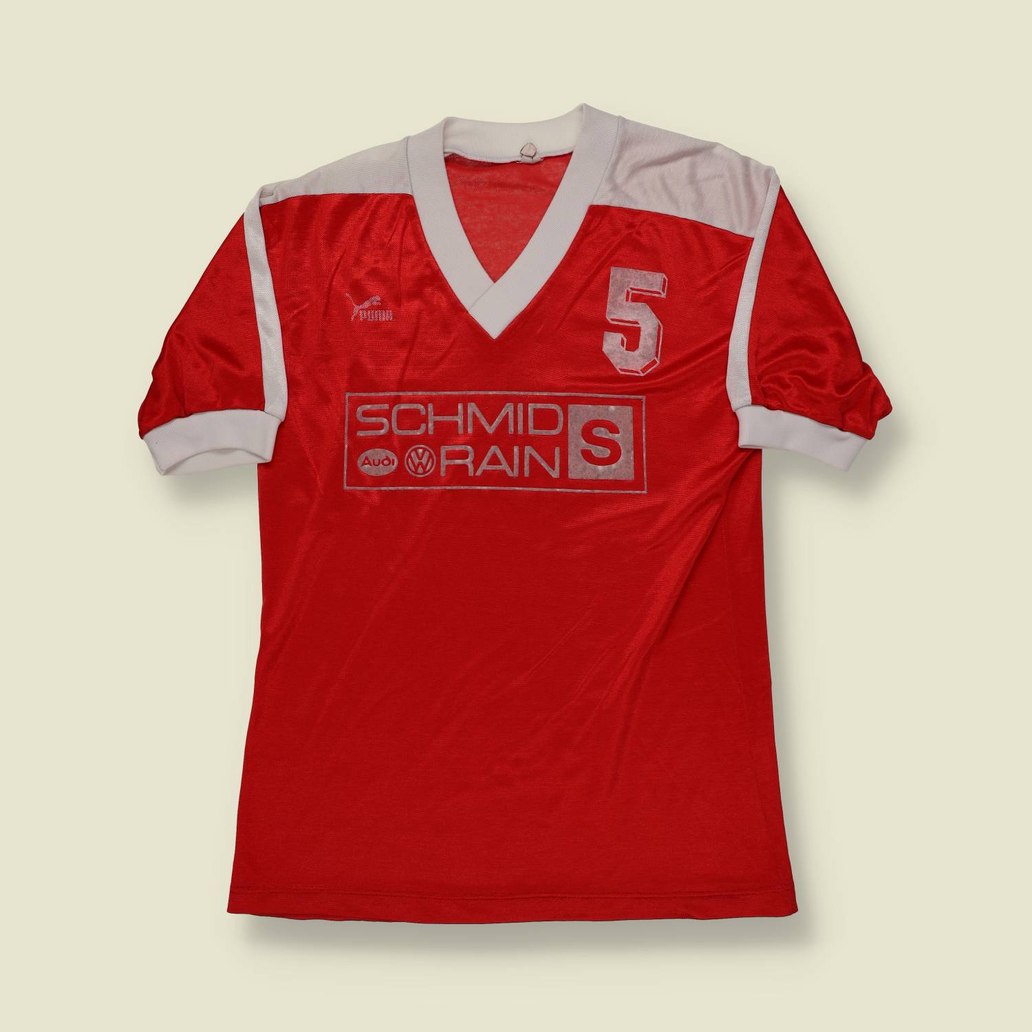 1980s | Puma | Schmid Rain VW–Audi Football Shirt – Germany - XS/S