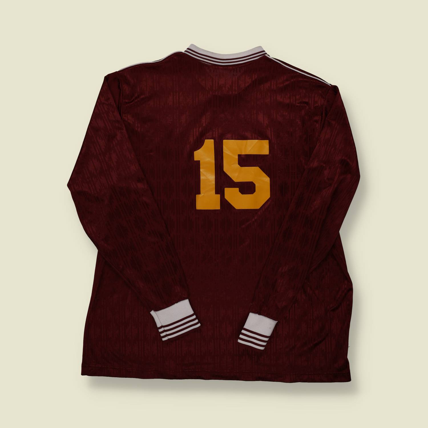 1970s | Otters | Maroon Long Sleeve Jersey – No.15 - S/M