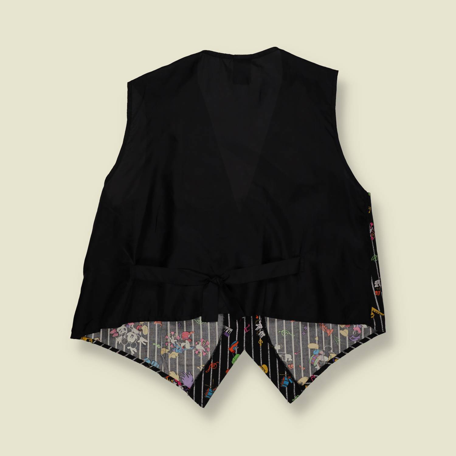 1990s | Mickey Unlimited | Disney Jazz Print Waistcoat - L