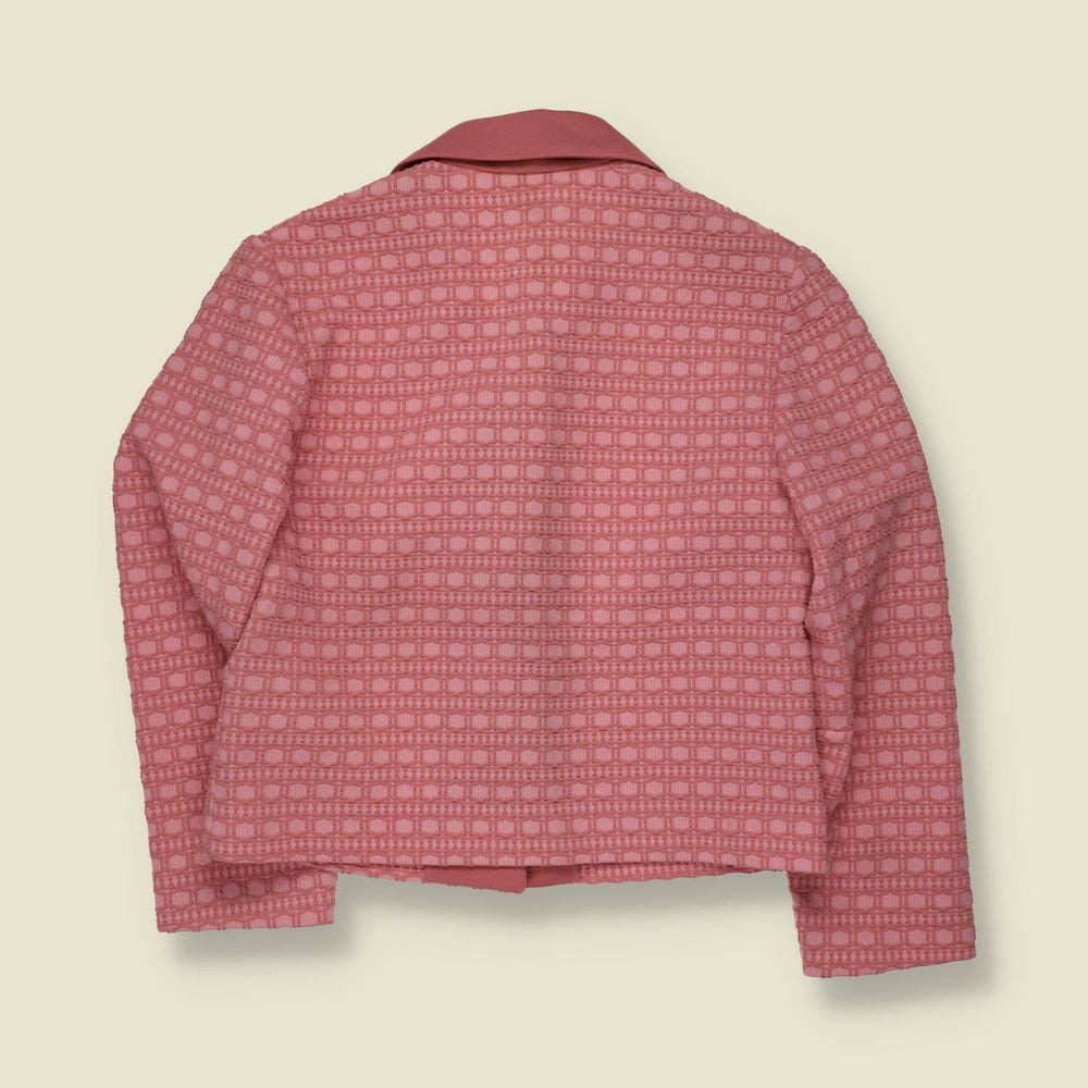 1960s | Fulton London | Crimplene Blazer | Pink - 10